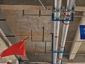 顺河管廊支架的安装方法